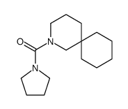 2-azaspiro[5.5]undecan-2-yl(pyrrolidin-1-yl)methanone结构式