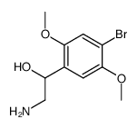 2-Amino-1-(4-bromo-2,5-dimethoxy-phenyl)-ethanol Structure