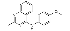 N-(4-methoxyphenyl)-2-methylquinazolin-4-amine Structure