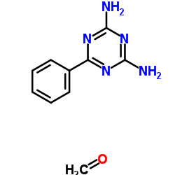 Formaldehyde-6-phenyl-1,3,5-triazine-2,4-diamine (1:1)结构式