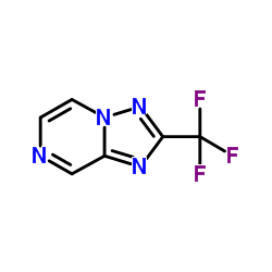 2-(三氟甲基)[1,2,4]三唑并[1,5-a]吡嗪结构式