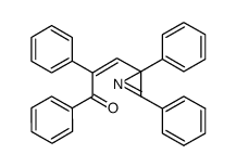 (Z)-2,3-diphenyl-2-(2,3-diphenyl-3-oxo-1-propenyl)-2H-azirine结构式