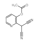Propanedinitrile,2-[3-(acetyloxy)-2-pyridinyl]- structure