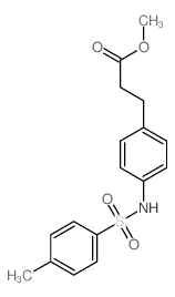 methyl 3-[4-[(4-methylphenyl)sulfonylamino]phenyl]propanoate picture