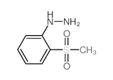 (2-methylsulfonylphenyl)hydrazine structure