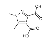 1,5-dimethylpyrazole-3,4-dicarboxylic acid结构式