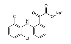 Keto Diclofenac Sodium Salt Structure