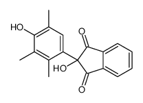 2-hydroxy-2-(4-hydroxy-2,3,5-trimethylphenyl)indene-1,3-dione Structure