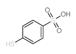 Benzenesulfonic acid,4-mercapto- Structure
