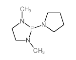 1,3,2-Diazaphospholidine,1,3-dimethyl-2-(1-pyrrolidinyl)- structure