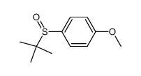 tert-butyl 4-methoxyphenyl sulfoxide Structure