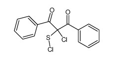 dibenzoylchlormethansulfenylchlorid Structure