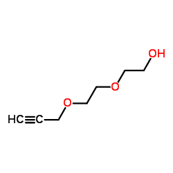 Propargyl-PEG2-OH structure