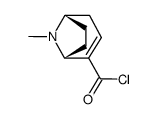 (1R,5S)-8-methyl-8-azabicyclo[3.2.1]oct-2-ene-2-carbonyl chloride结构式