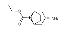 8-Azabicyclo[3.2.1]octane-8-carboxylicacid,3-amino-,ethylester,(3-endo)- Structure