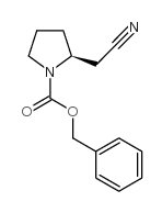 (S)-1-CBZ-2-吡咯烷乙氰结构式