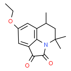 8-Ethoxy-4,4,6-trimethyl-5,6-dihydro-4H-pyrrolo-[3,2,1-ij]quinoline-1,2-dione结构式