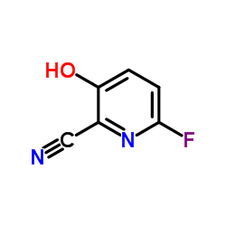 2-Pyridinecarbonitrile,6-fluoro-3-hydroxy-(9CI)结构式