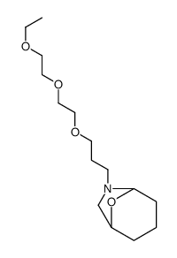 6-[3-[2-(2-ethoxyethoxy)ethoxy]propyl]-8-oxa-6-azabicyclo[3.2.1]octane Structure