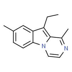 Pyrazino[1,2-a]indole, 10-ethyl-1,8-dimethyl- (9CI) picture