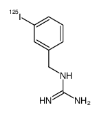 2-[(3-iodanylphenyl)methyl]guanidine结构式