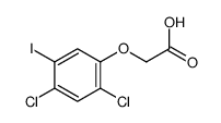 2-(2,4-dichloro-5-iodophenoxy)acetic acid Structure