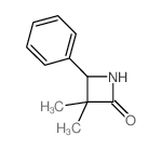 3,3-DIMETHYL-4-PHENYL-2-AZETIDINONE结构式