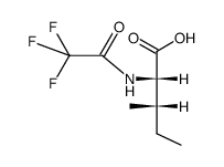 (2,2,2-trifluoroacetyl)-L-isoleucine结构式