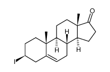 (3S,8R,9S,10R,13S,14S)-3-iodo-10,13-dimethyl-1,2,3,4,7,8,9,10,11,12,13,14,15,16-tetradecahydro-17H-cyclopenta[a]phenanthren-17-one Structure