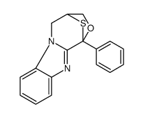 1,4-Epithio-1H,3H-(1,4)oxazepino(4,3-a)benzimidazole, 4,5-dihydro-1-ph enyl-结构式