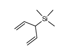 trimethyl-(1-vinyl-2-propenyl)silane结构式