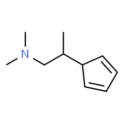 2,4-Cyclopentadiene-1-ethanamine,N,N,beta-trimethyl-(9CI) structure