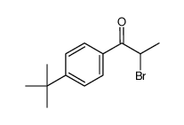 2-BROMO-1-(4-ISOBUTYL PHENYL)-1-PROPANONE structure