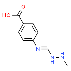 Benzoic acid, 4-[[(2-methylhydrazino)methylene]amino]- (9CI) picture