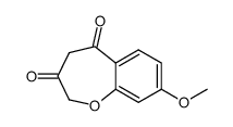 8-methoxybenzo[b]oxepine-3,5(2H,4H)-dione结构式