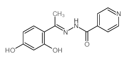 N-[1-(2-hydroxy-4-oxo-1-cyclohexa-2,5-dienylidene)ethyl]pyridine-4-carbohydrazide picture