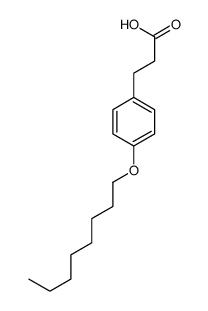 3-(4-(OCTYLOXY)PHENYL)PROPANOIC ACID Structure