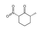 cis-2-nitro-6-methylcyclohexanone结构式