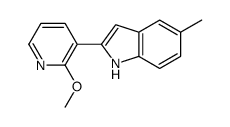 2-(2-methoxypyridin-3-yl)-5-methyl-1H-indole Structure