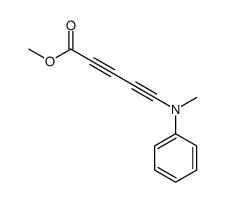 methyl 5-(N-methylanilino)penta-2,4-diynoate结构式