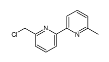 6-(chloromethyl)-6'-methyl-2,2'-bipyridine结构式