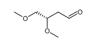 (S)-(-)-3,4-dimethoxybutanal结构式