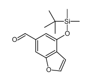 4-[tert-butyl(dimethyl)silyl]oxy-1-benzofuran-6-carbaldehyde结构式