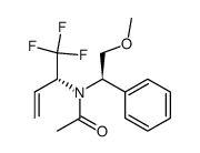 N-[(1R)-2-methoxy-1-phenylethyl]-N-[(1R)-1-(trifluoromethyl)prop-2-enyl]acetamide Structure