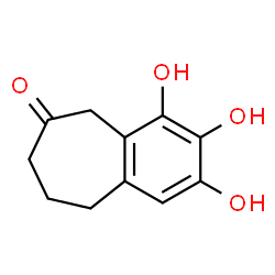 6H-Benzocyclohepten-6-one,5,7,8,9-tetrahydro-2,3,4-trihydroxy-(9CI)结构式