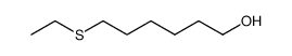 6-(ethylthio)-1-hexanol结构式