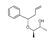(2R,3R)-3-(((S)-1-phenylbut-3-en-1-yl)oxy)butan-2-ol结构式