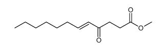 methyl (E)-4-oxododec-5-enoate Structure