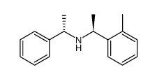 (S)-1-phenyl-N-((S)-1-(2-(methyl)phenyl)ethyl)ethanamine Structure