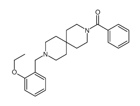 [9-[(2-ethoxyphenyl)methyl]-3,9-diazaspiro[5.5]undecan-3-yl]-phenylmethanone Structure